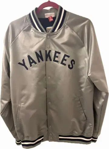 Yankees 바시티 자켓 Mitchell & Ness 실버