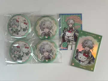 Dytica 산리오 콜라보 무라쿠모 카게츠 캔뱃지 사진풍 카드 니지산지