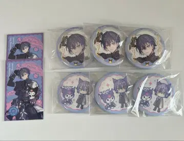 Dytica 산리오 콜라보 코야나기 로우 캔뱃지 사진풍 카드 니지산지