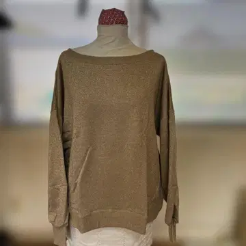 라메 믹스 골드 상의