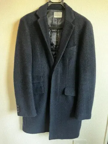 나노 유니버스 네이비 체스터 코트 L