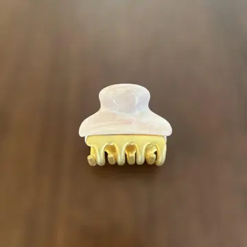 acca 헤어 클립 핑크 골드