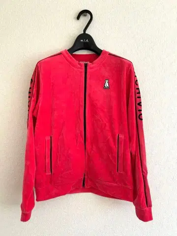 택 포함 새상품 archivio 빨간색 블루종 사이즈 38