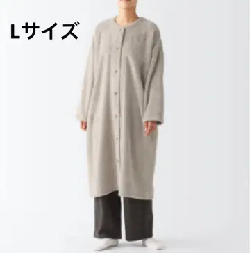 무인양품 착용 담요 롱 가디건 L 사이즈