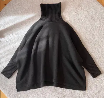 23구 캐시미어 블렌드 벌키 판초 니트