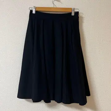 BLUE LABEL 플레어 스커트 38 블랙 블루라벨