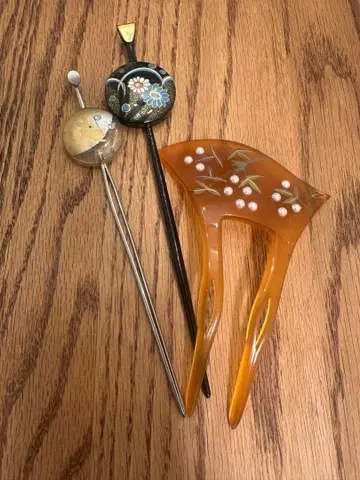 일본 정통의상 소품 헤어콤 3세트