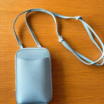 애프터눈 티 리빙 스마트폰 숄더백 블루 미사용품