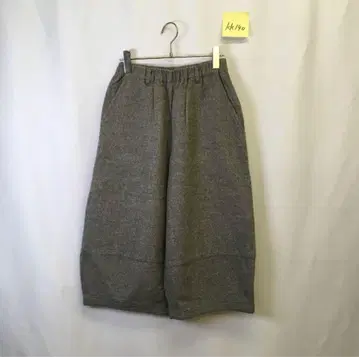 kk140 [ F ] pripera 허리밴딩 울 큐롯 와이드 레그