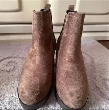 사이드 고어 스웨이드 부츠 새상품 23cm