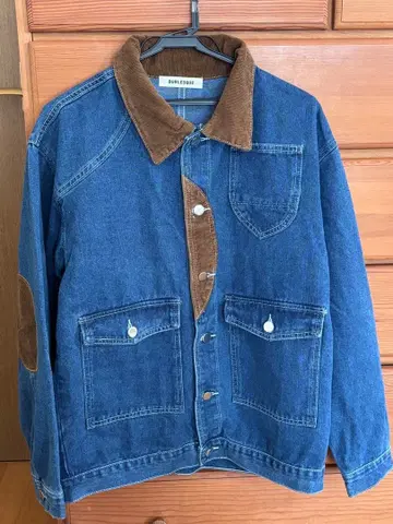 코듀로이 절개 데님 워크 자켓