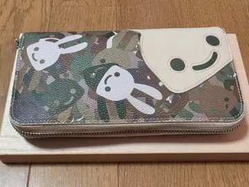 CUNE 토끼 카모플라쥬 롱 지갑