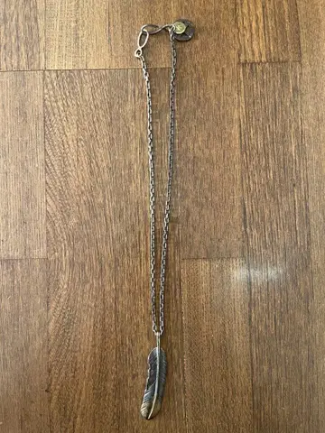 goro's 페더 목걸이 실버 골드