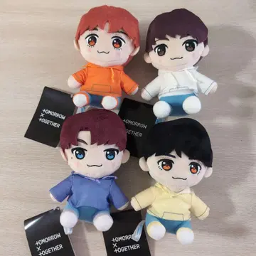 투모로우바이투게더 봉제 인형 4개 세트