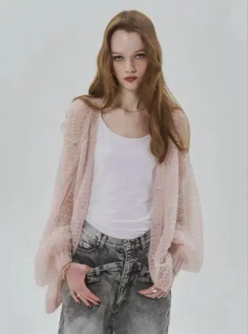 the toe 모헤어 가디건