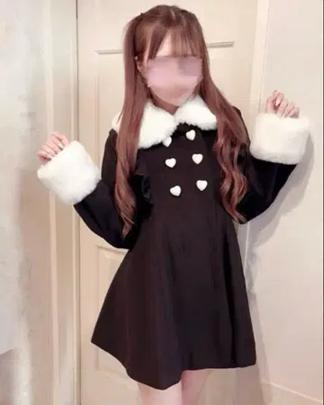 시마무라 모에냐 코트 블랙