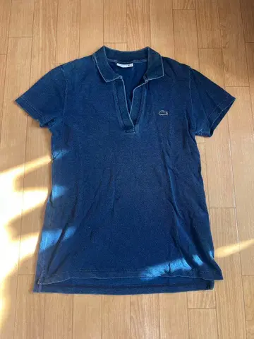 LACOSTE 네이비 피케 셔츠 사이즈 40