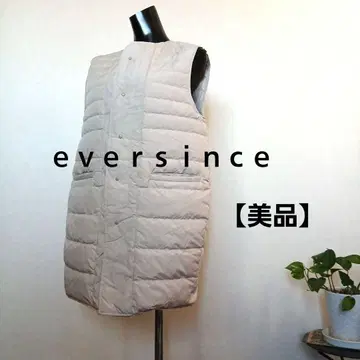 eversince 베이지 퀼팅 다운 베스트