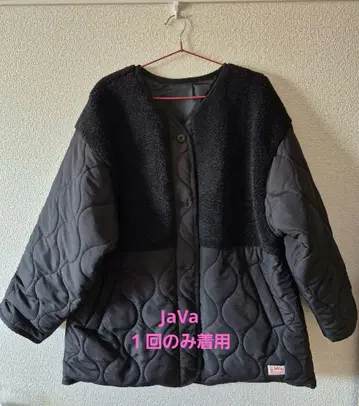 클래시컬 엘프 JaVa 콜라보 블랙 퀼팅 자켓