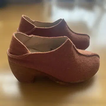 A-girl 브라운 클로그 샌들