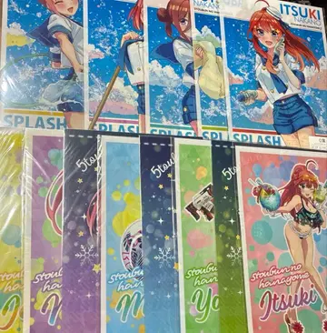 5등분의 신부 클리어 포스터 13장 세트 묶음 판매