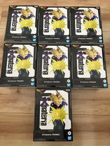 드래곤볼 Z G x materia 트렁크 7체 세트 미개봉 새상품