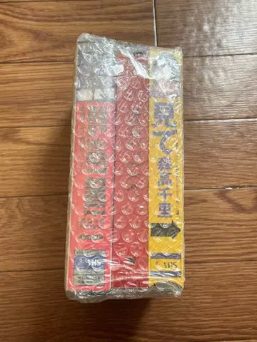 VHS 테이프 3개 세트 (2개 미개봉) 모리타카 치사토