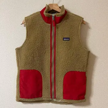patagonia 베이지 빨간색 XL 베스트 파타고니아 보아 베스트
