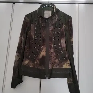 EIKO KONDO 에이코 콘도 지퍼 레이스 블루종