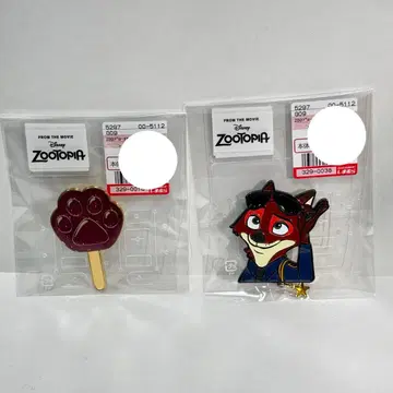 주토피아2 시마무라 브로치 2개 세트