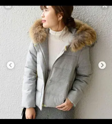 SHIPS 카쥬 라이트 그레이 숏 다운