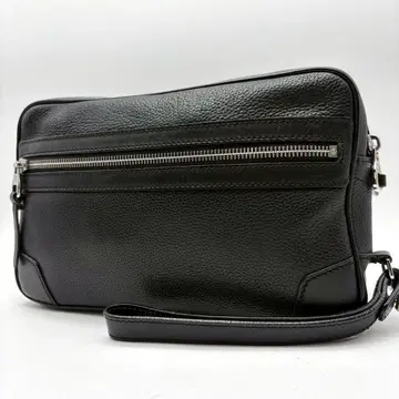 현행 새상품급 던힐 던힐 미니백 세컨드 백 천연 가죽 블랙