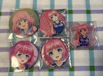 이로도리미도리 나즈나 캔뱃지 세트