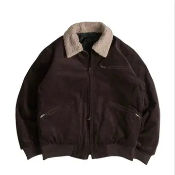 wish for ever 드로코드 더블 지퍼 2WAY 코듀로이 블루종