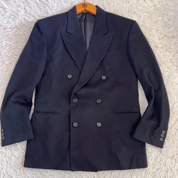 최고급 EMIRIO ROMANI 자켓 캐시미어 100% 제냐 다크 네이비