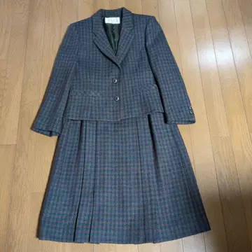 LAPICA 체크 무늬 스커트 셋업