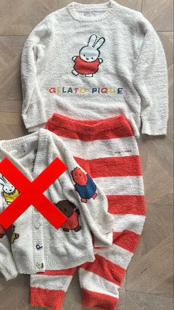 GELATO PIQUE 미피 패턴 룸웨어 세트