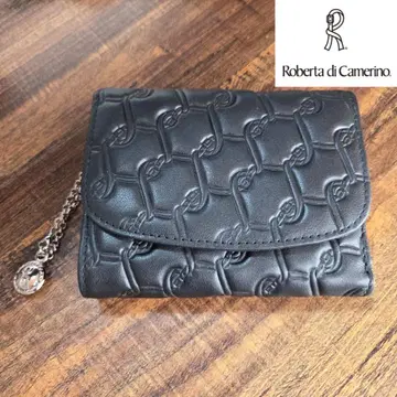 미사용품 로베르타 디 멜리노 지갑 블랙