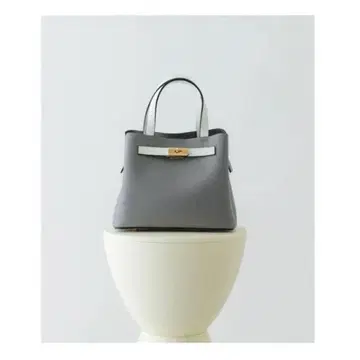 RODE SKO 바이컬러 벨트 핸드백 숄더백