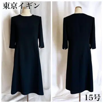 TOKYO IGIN 블랙 포멀 원피스 빅 사이즈 15호