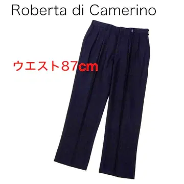 H4301 빈티지 로베르타 울 12턱 슬랙스 Y2K