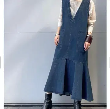 hwyl 데님 원피스