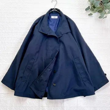 새상품급 2025SS 슬로브 이에나 발수 텐트라인 코트 네이비