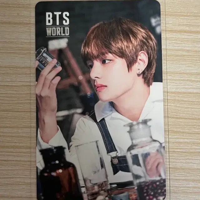 V 뷔 / BTS WORLD 양면 포카 (실물예쁨/희귀템)