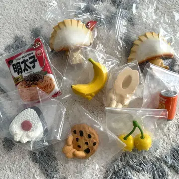초현실적인 음식계 캡슐 토이 기다림 교자 명란젓 큐피
