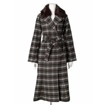 [ 정가 19,690엔 ] 립 서비스 롱 코트 M 퍼 자켓