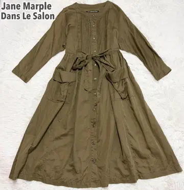 제인 마플 돈 루 살롱 원피스 허리 리본 버튼