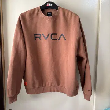 RVCA 브라운 맨투맨 트레이닝복 속기모