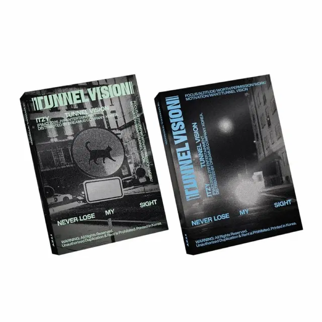 itzy 있지 터널비전 tunnel vision 포카앨범 미개봉 양도