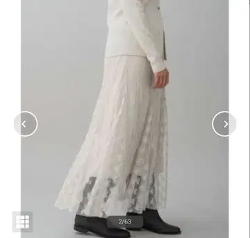 [택 포함] 이에나 트리밍 레이스 스커트 IENA 샤샤 스커트